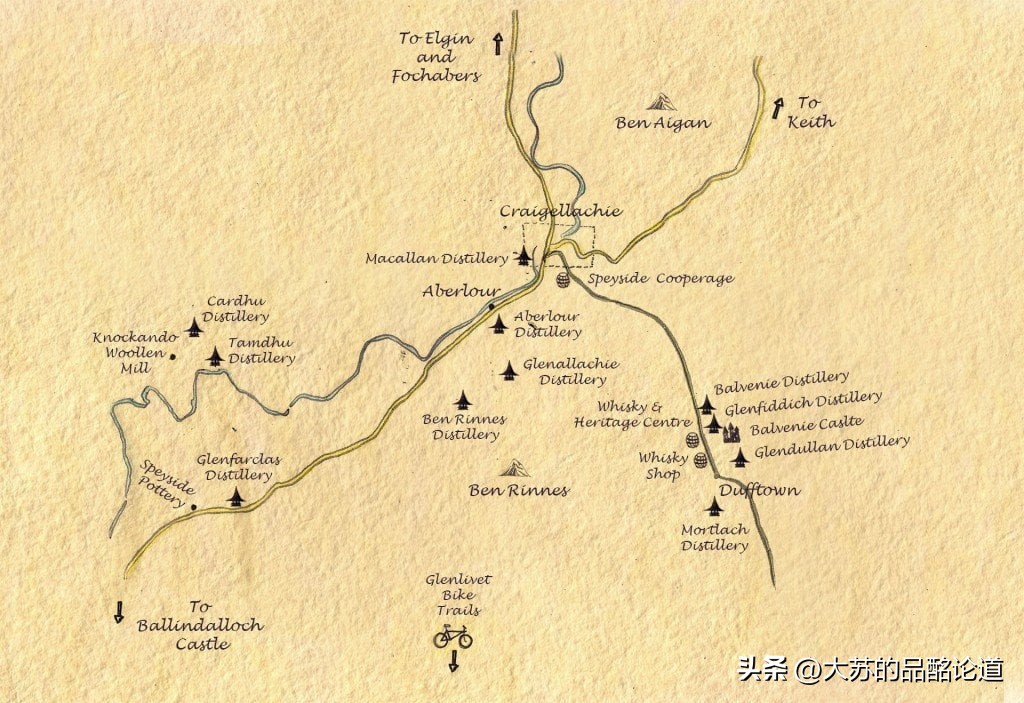 苏格兰威士忌各产区代表酒厂,苏格兰威士忌高地产区有多少酒厂