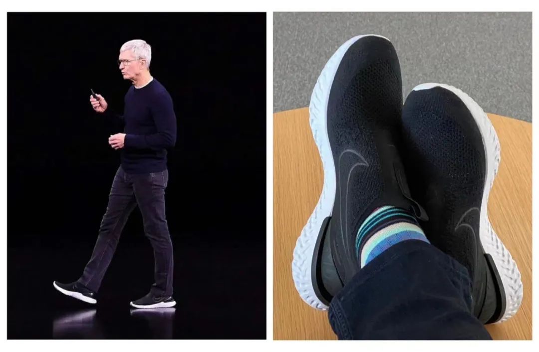 库克穿杰尼亚逛北京三里屯,库克穿杰尼亚鞋