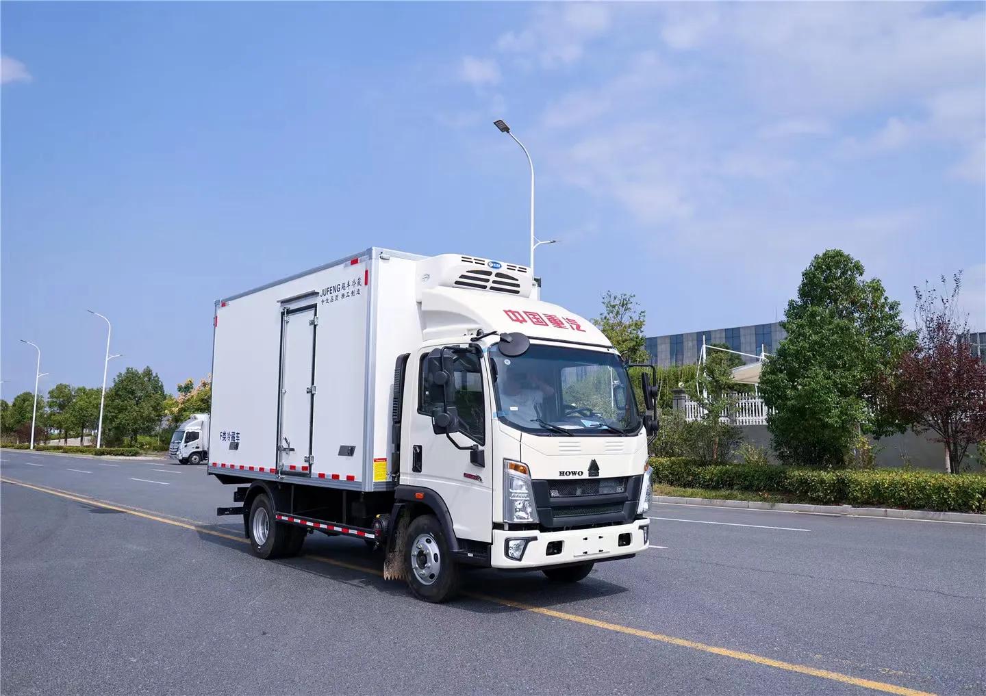 130马力冷藏车能拉几吨,解放130马力冷藏车4米2