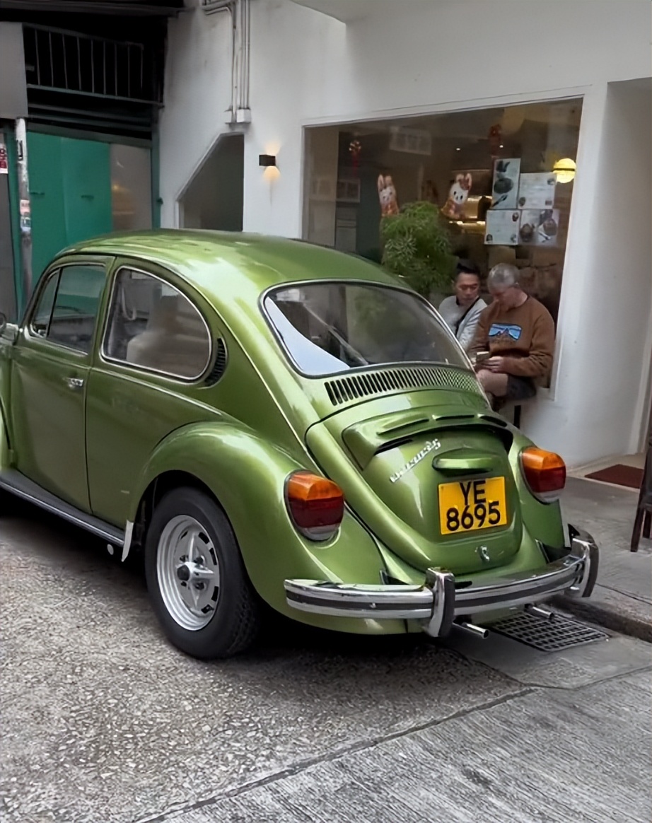 大众甲壳虫老款敞篷版,港风vintage复古