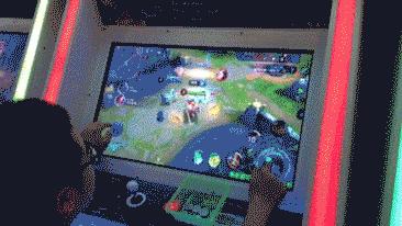 王者荣耀街机厅,能玩王者荣耀的小型街机