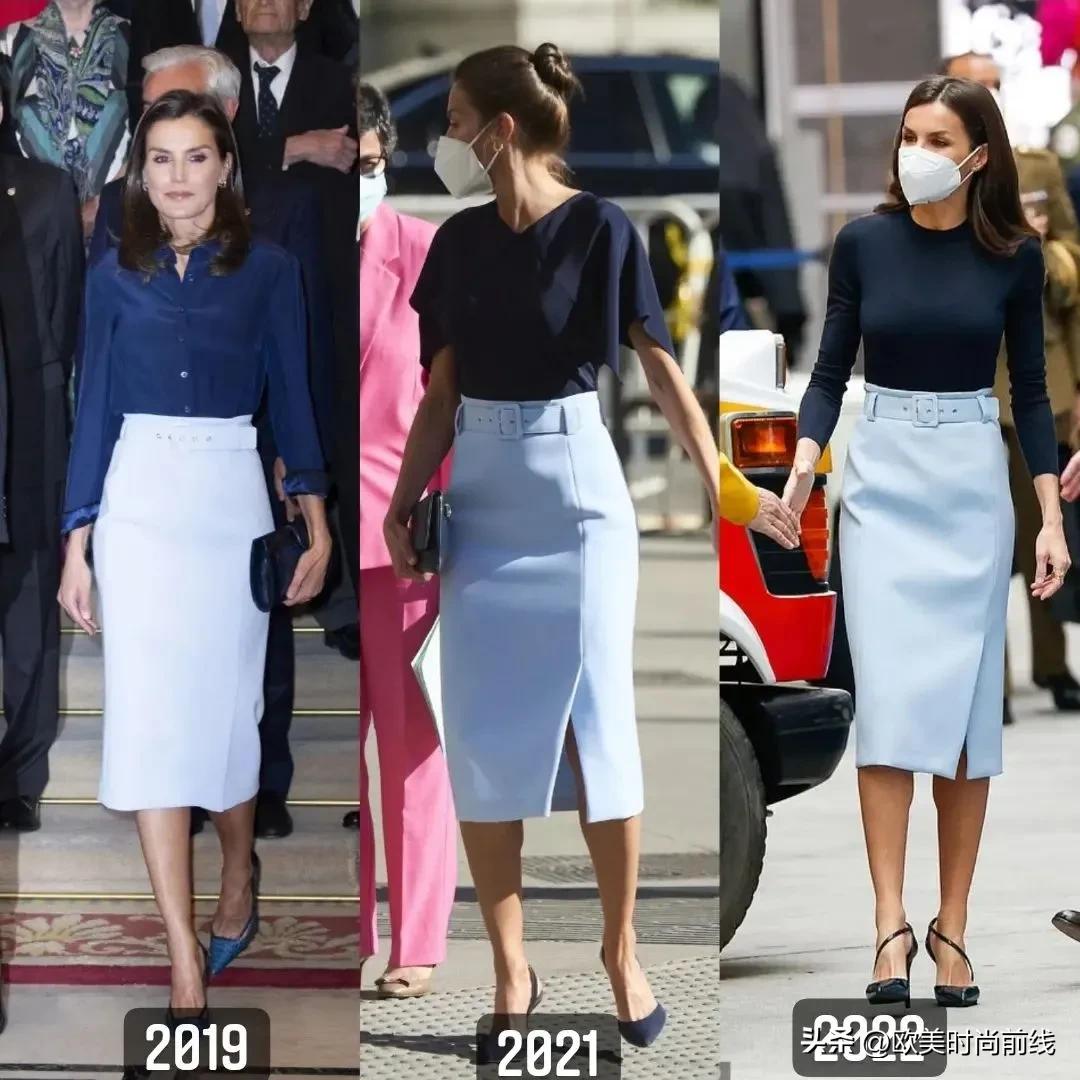 西班牙王后冬季衣服,西班牙王后旧衣重新穿