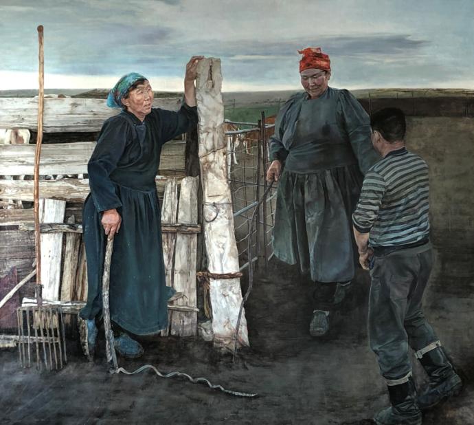 中央民族大学夏展油画作品,油画作品欣赏山东艺术学院