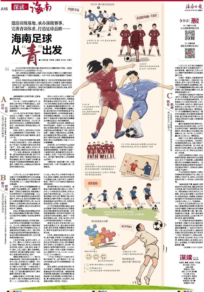 百年长传，海南足球“火种”期待燎原