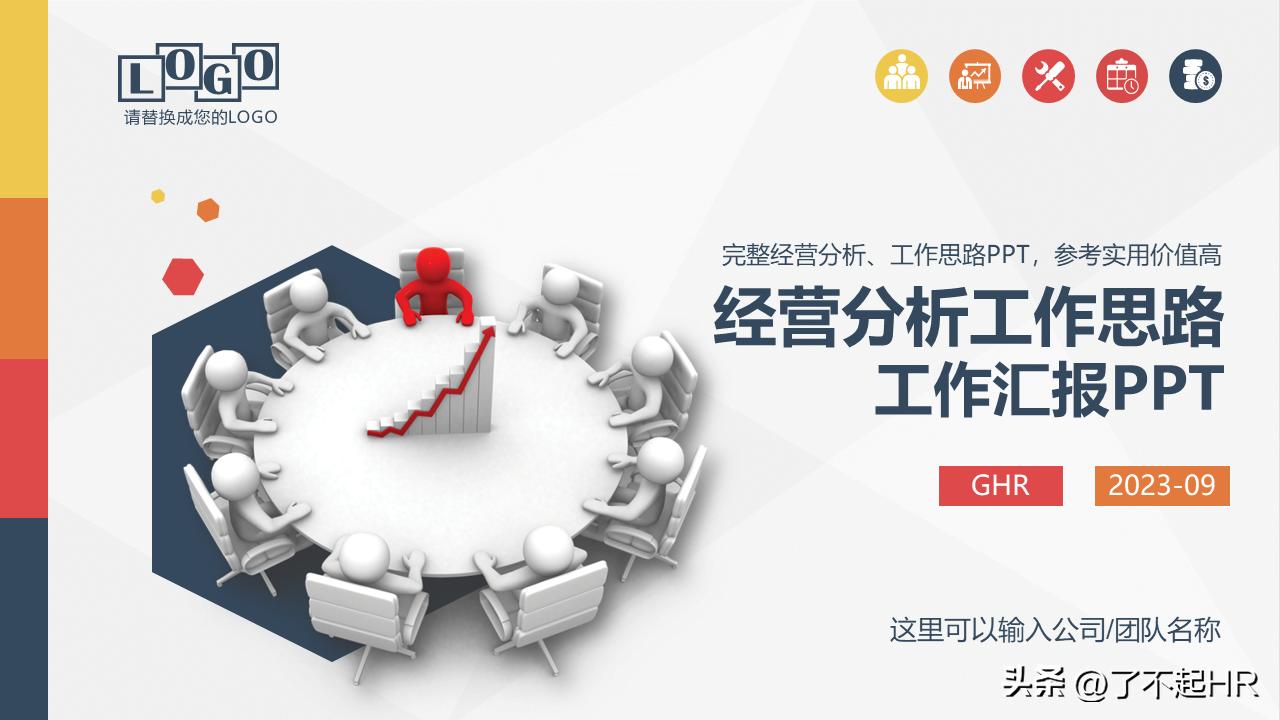 经营分析ppt模板免费,财务经营分析ppt模板