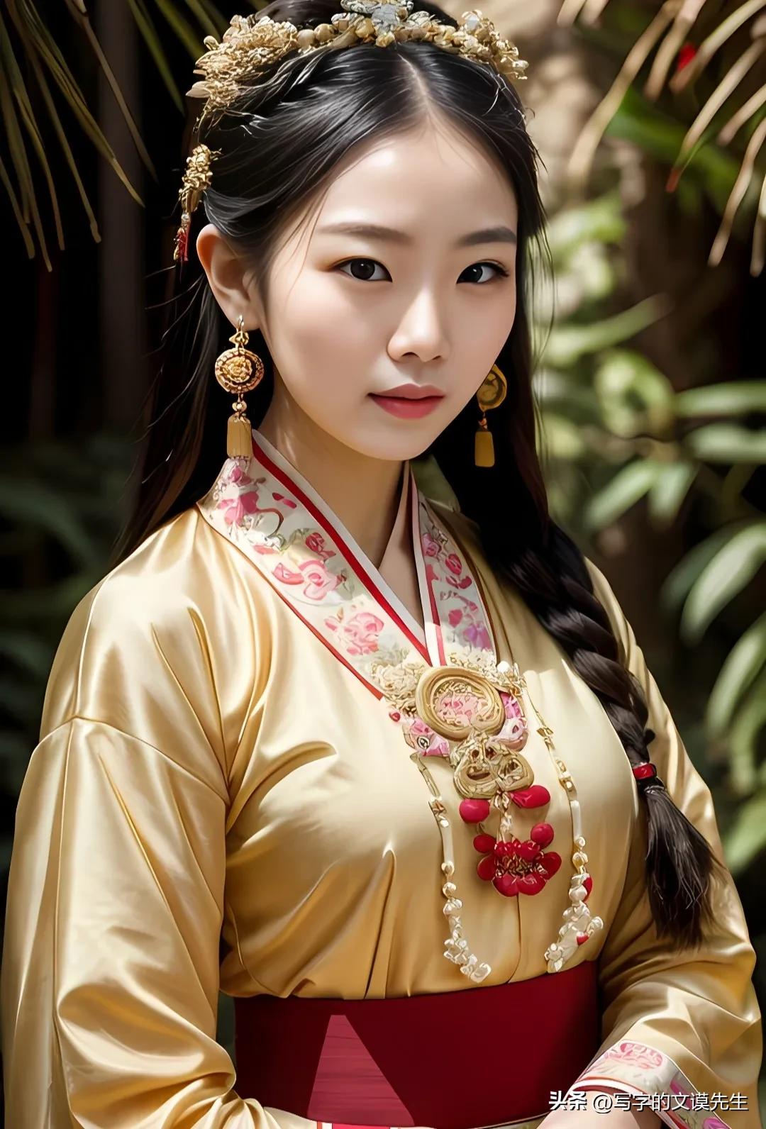 ai绘画异域古风公主,ai绘画王昭君裸妆图片