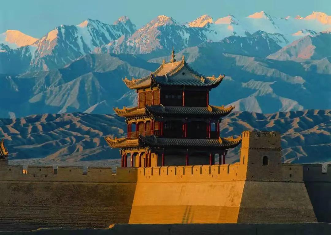 嘉峪关长城复原图,万里长城最西端之嘉峪关