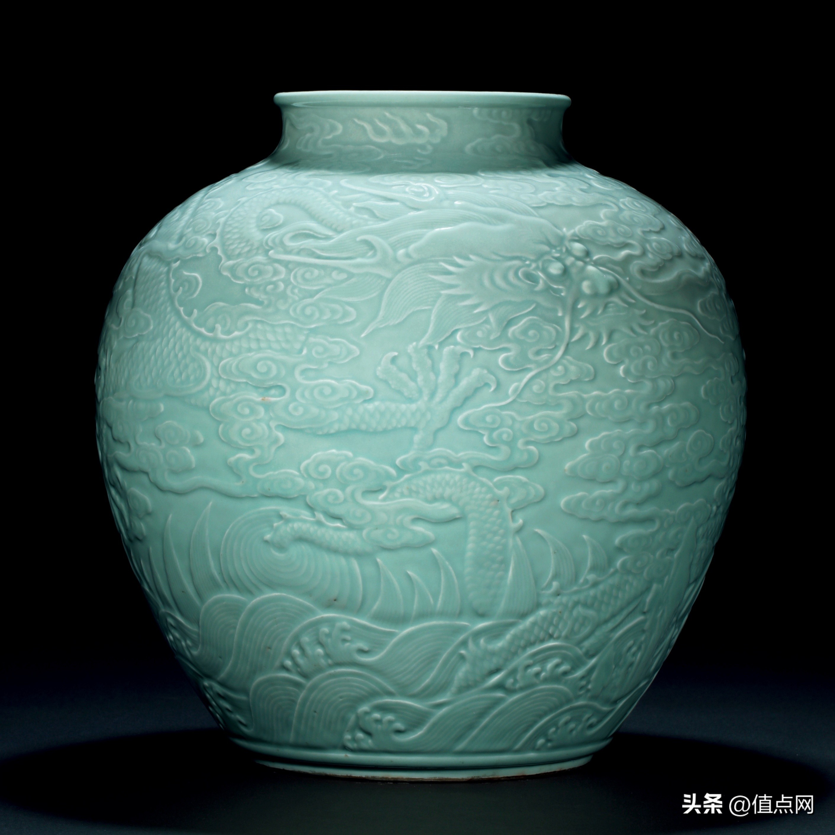 徐展堂元青花玉壶春瓶,徐展堂藏品