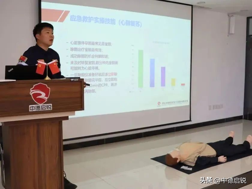 中德启锐为兴唐通信科技有限公司组织开展应急消防体验活动