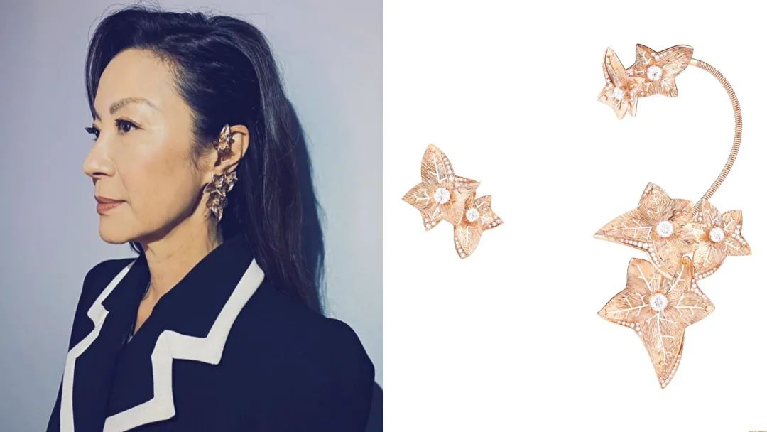 杨紫琼高定礼服闪耀戛纳红毯,杨紫琼携手老公亮相奥斯卡红毯