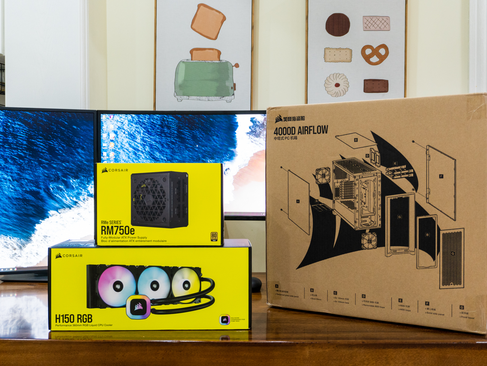 海盗船水冷散热器换新,海盗船h5sf水冷散热器