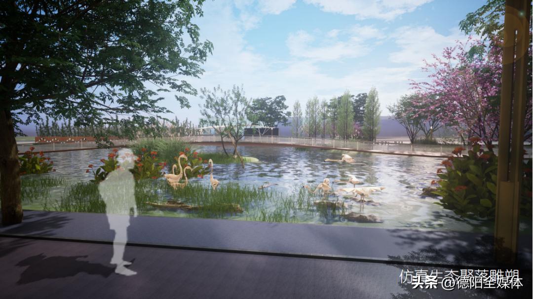 广汉城北新区生态湿地公园位置,广汉新增湿地公园