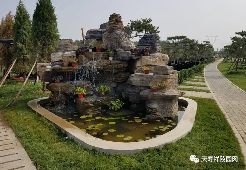 新兴的陵园景观设计,创新生态陵园效果图