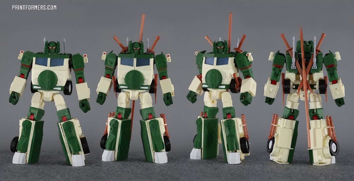 3d打印拼装变形金刚,3d打印忍者神龟车