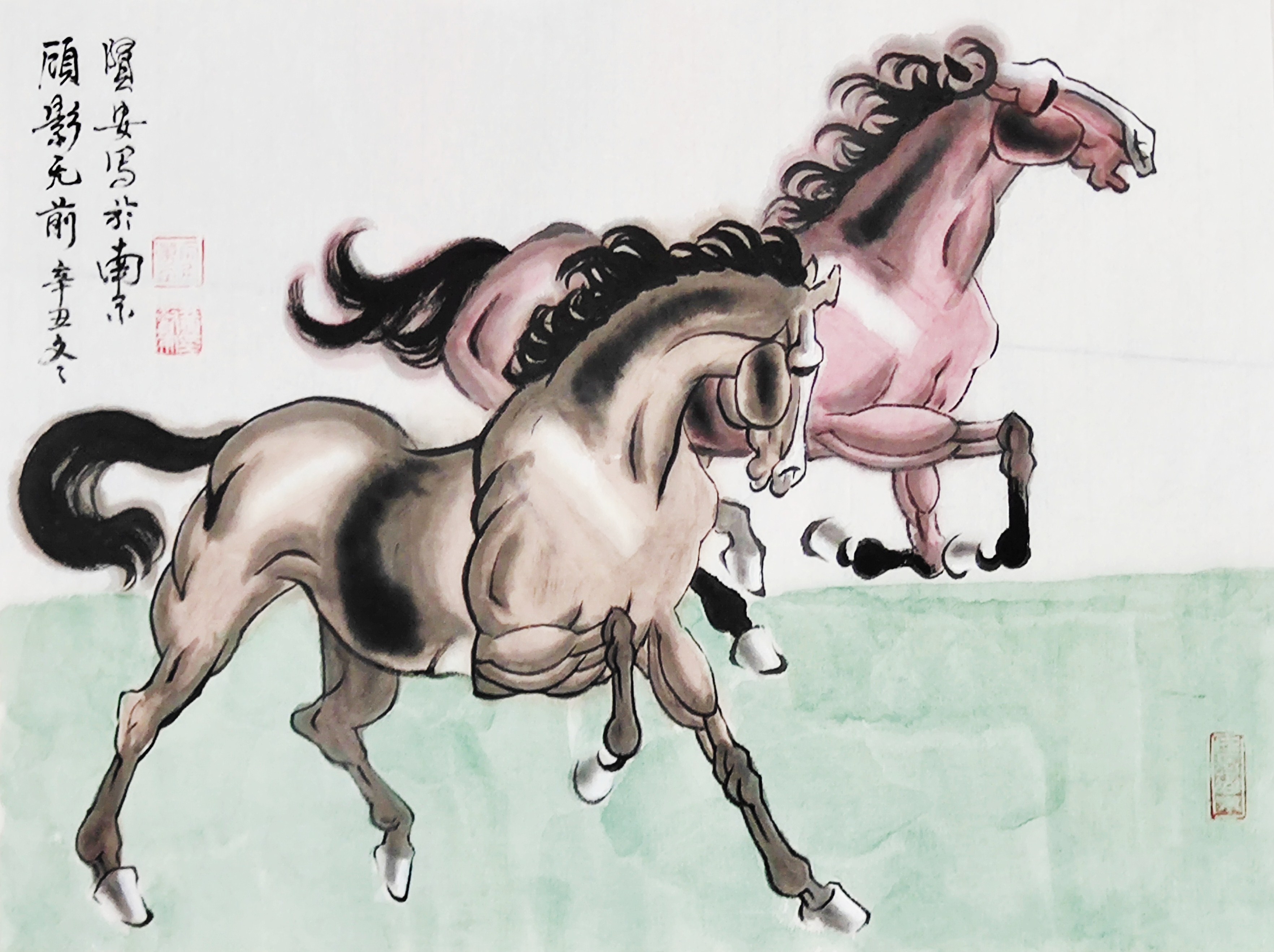 迎冬奥庆新春书画,迎元宵庆冬奥绘画一等奖