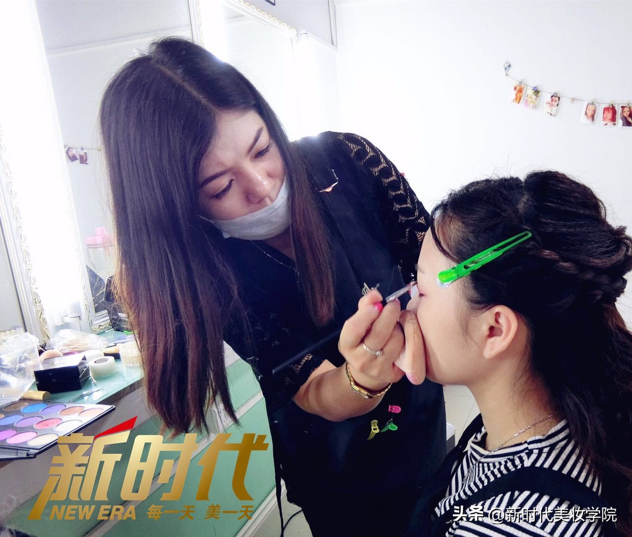 广州新时代美容美发化妆学校招生,新时代化妆学校