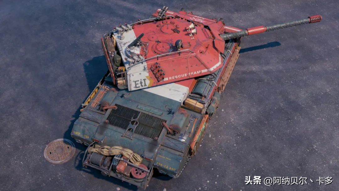 WOT丨非要430元买*绑捆**包才行！野牛3D风格“欧若拉”大图展示