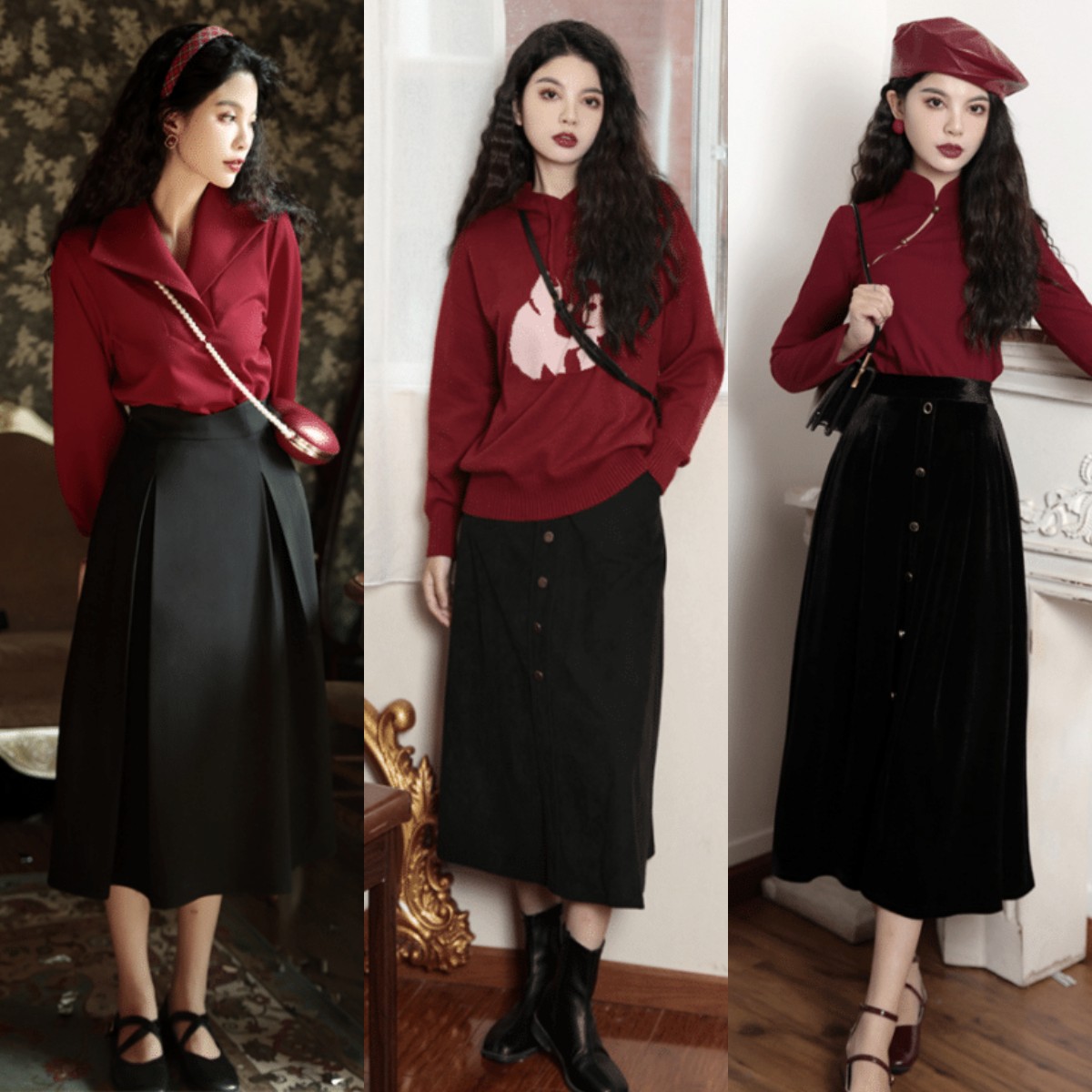 女士穿搭30岁轻熟风裙子,适合30岁穿的裙子气质大方显瘦