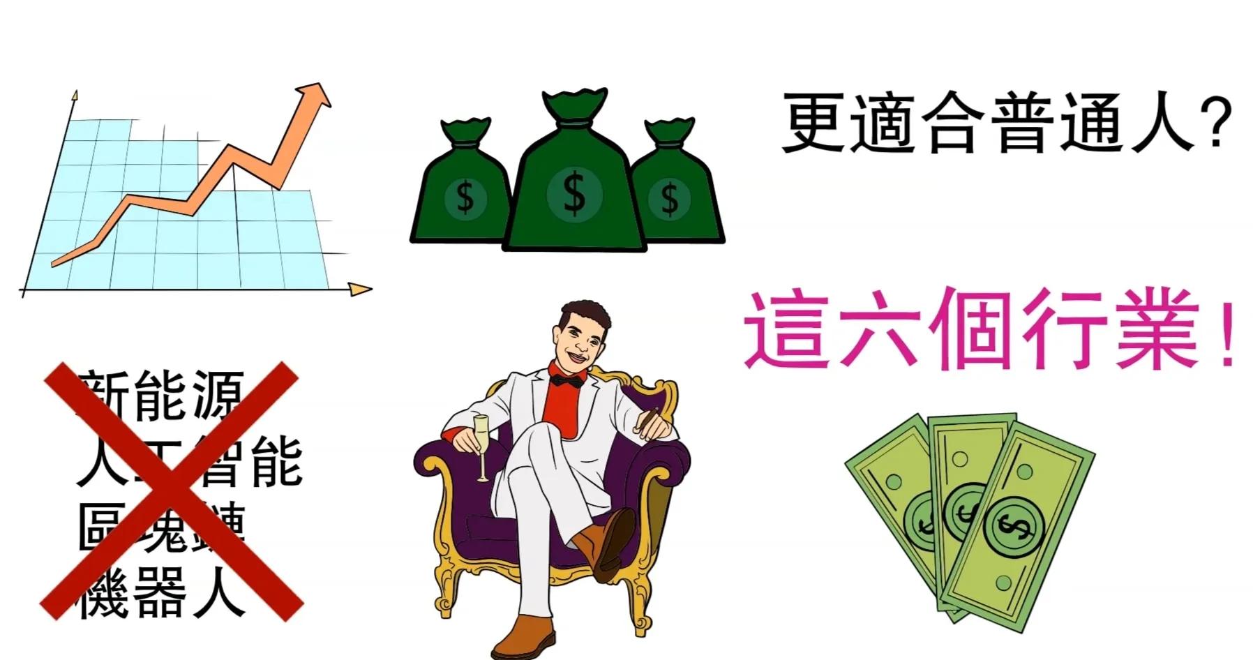 未来6年最具潜力的行业,未来10年赚钱的六大行业