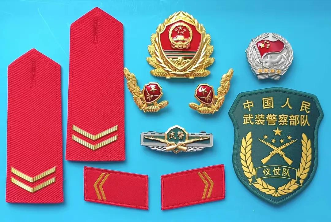 中国陆军狼牙特种部队肩章图片,07式常服肩章军衔饰品