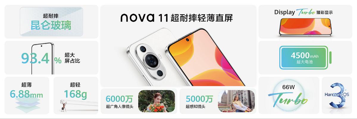 nova11亮点和卖点是什么,nova11发布时间