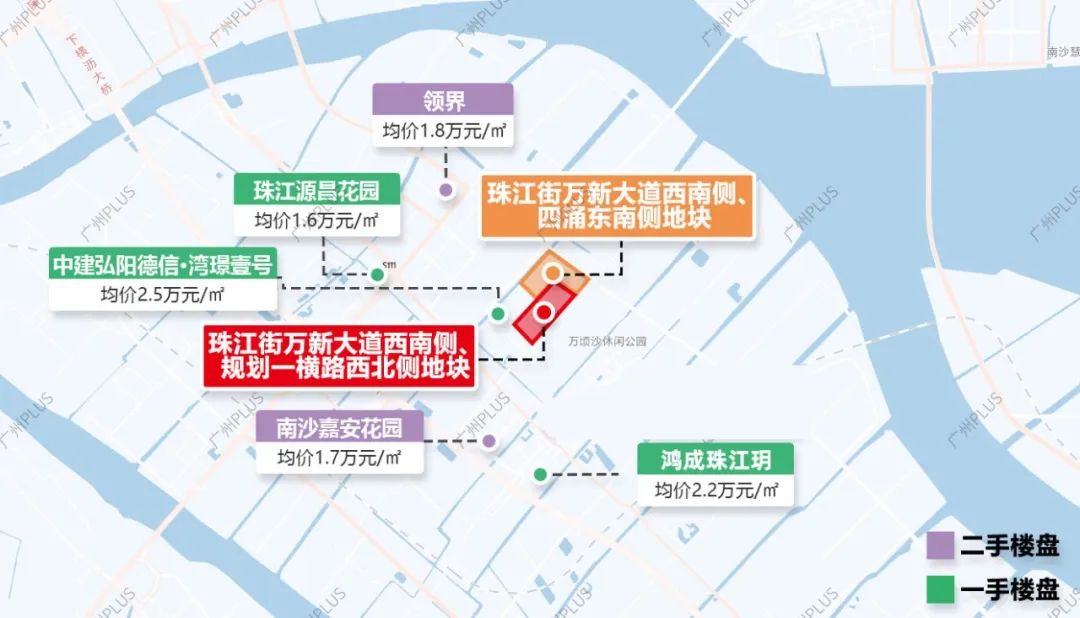 广州各区房价top10出炉,越秀海珠滨江樾楼面价