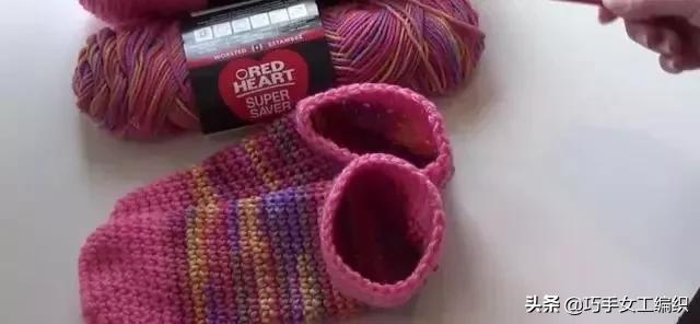 成人毛线长筒袜子的钩织教程,花边镂空蕾丝短袜防滑地板袜