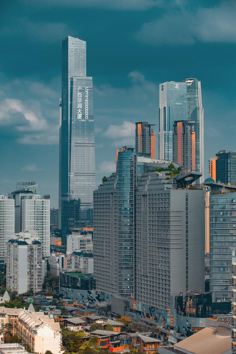 华润建的双子塔,华润中原超级总部基地超高层