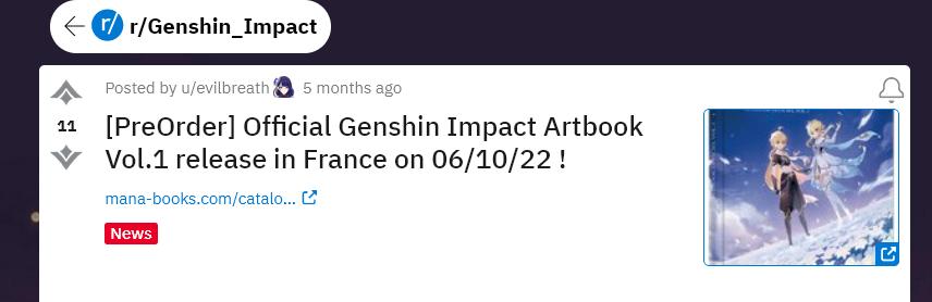 老外的原神大礼来啦！艺术设定集推出英文版：再也不用学网购了