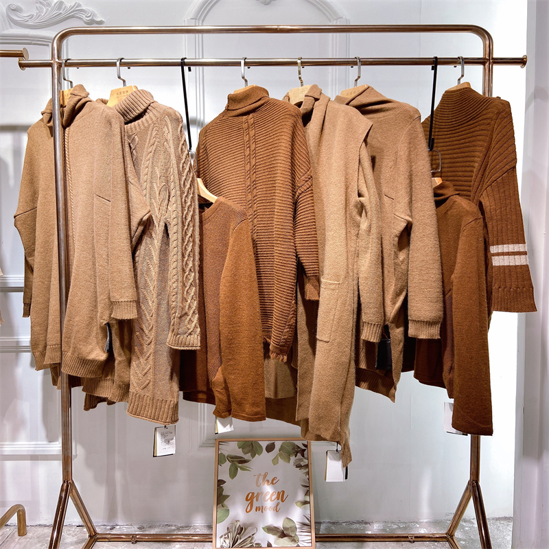 「MOKA羊绒毛衣」2021秋冬品牌折扣女装直播实体店拿货尾