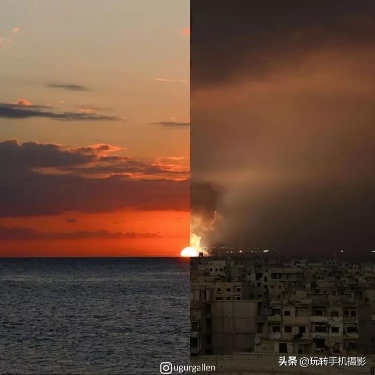 一张照片两个不同人生,一张图两个世界