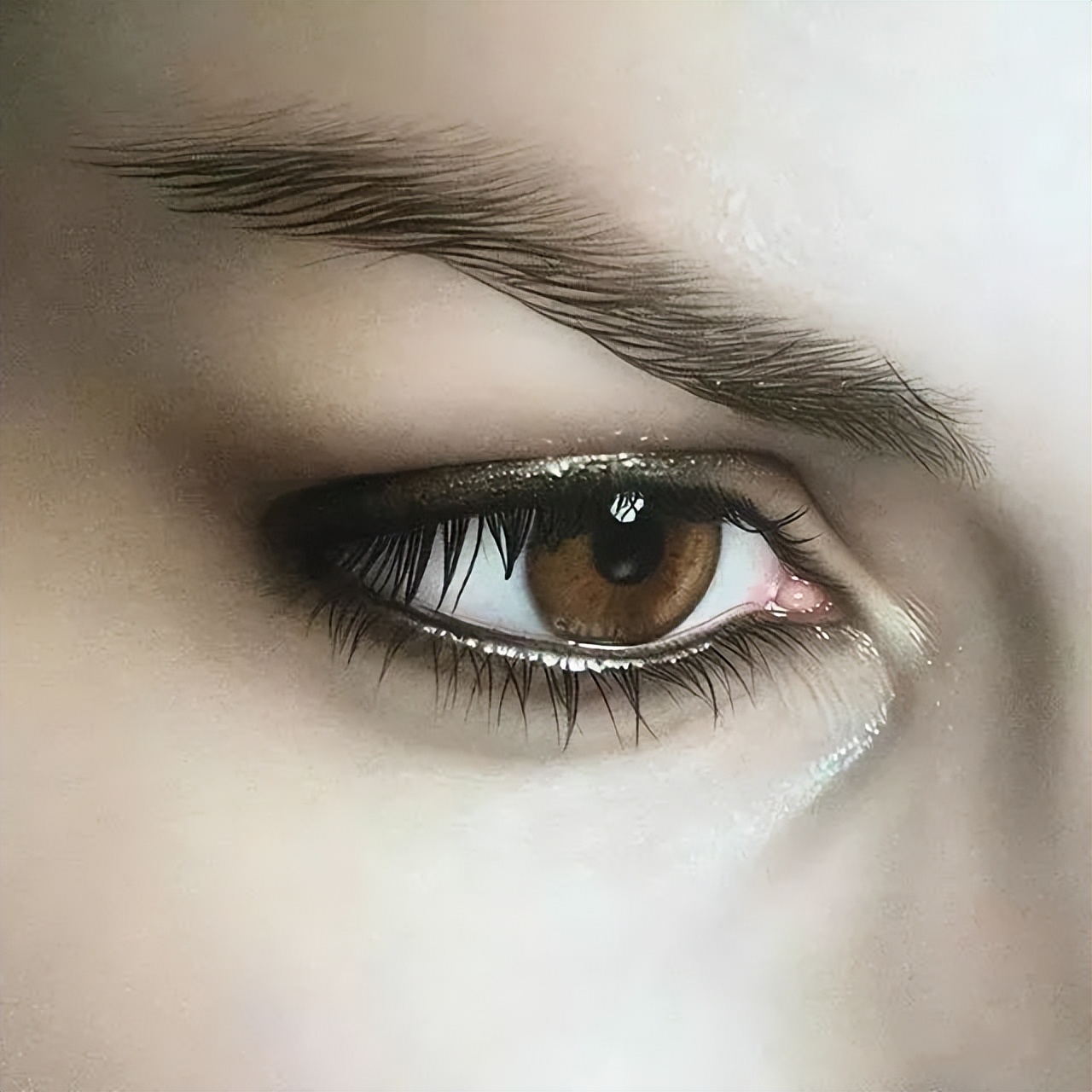 美女画家挑战冷军，画少女人体，放大10倍看细节让网友不淡定