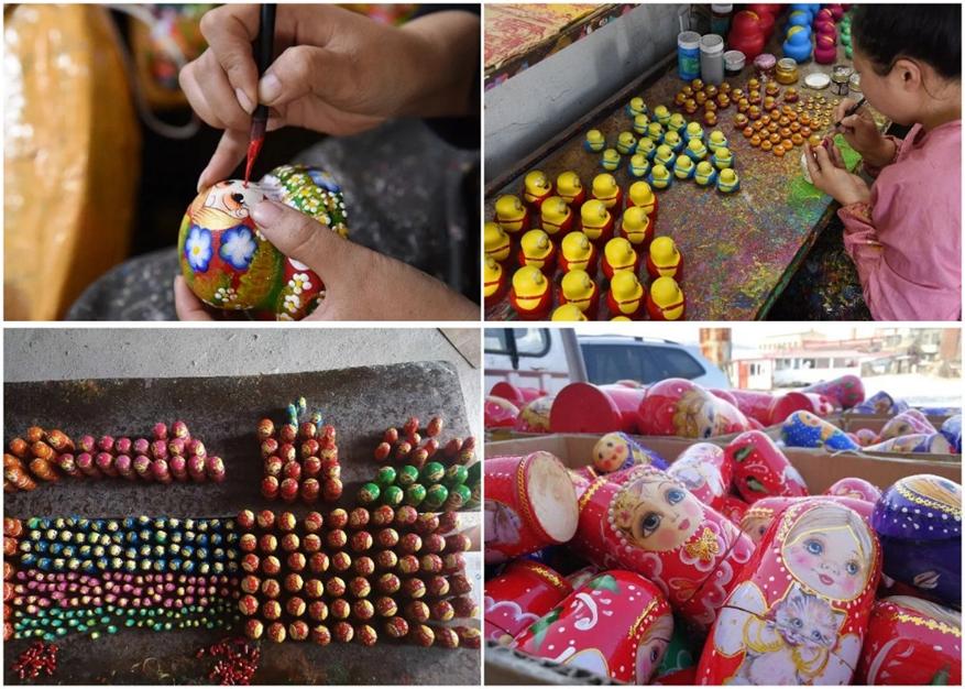 你在俄罗斯买的特产套娃，90%产自这个东北小镇