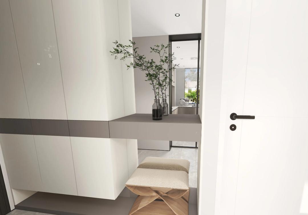 98平米三室两厅二卫简约装修风格,98平方米三室一厅装修现代简约