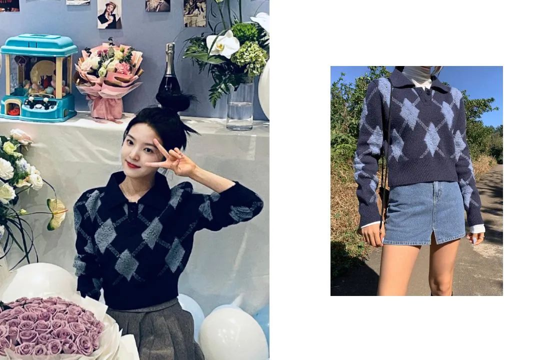 春季穿搭章若楠,章若楠式穿搭