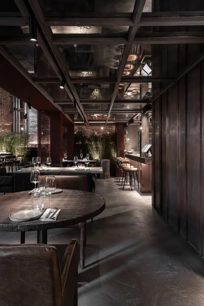 西城创意餐馆设计风格,新型餐馆造型设计