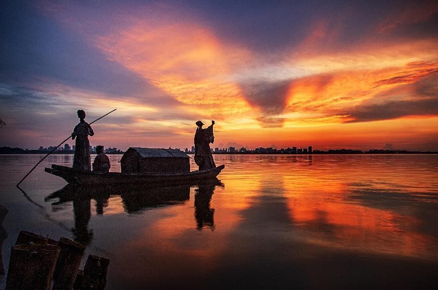 我和我的家乡一池山水千载诗城,一池山水一片净土
