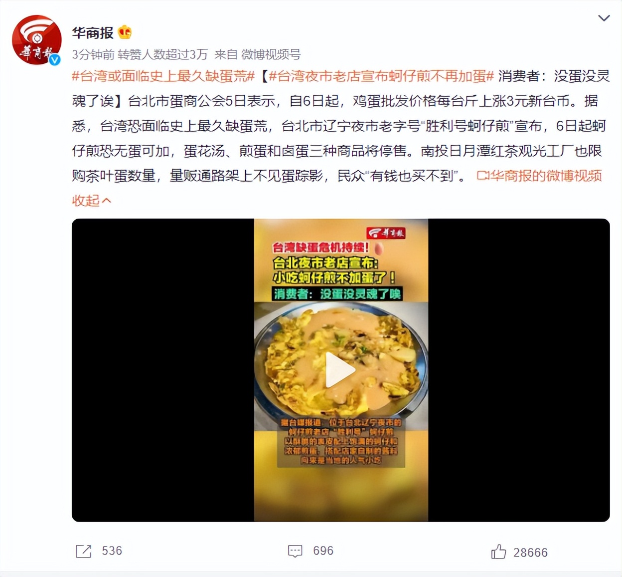 台湾缺鸡蛋现状,台湾出现缺蛋危机