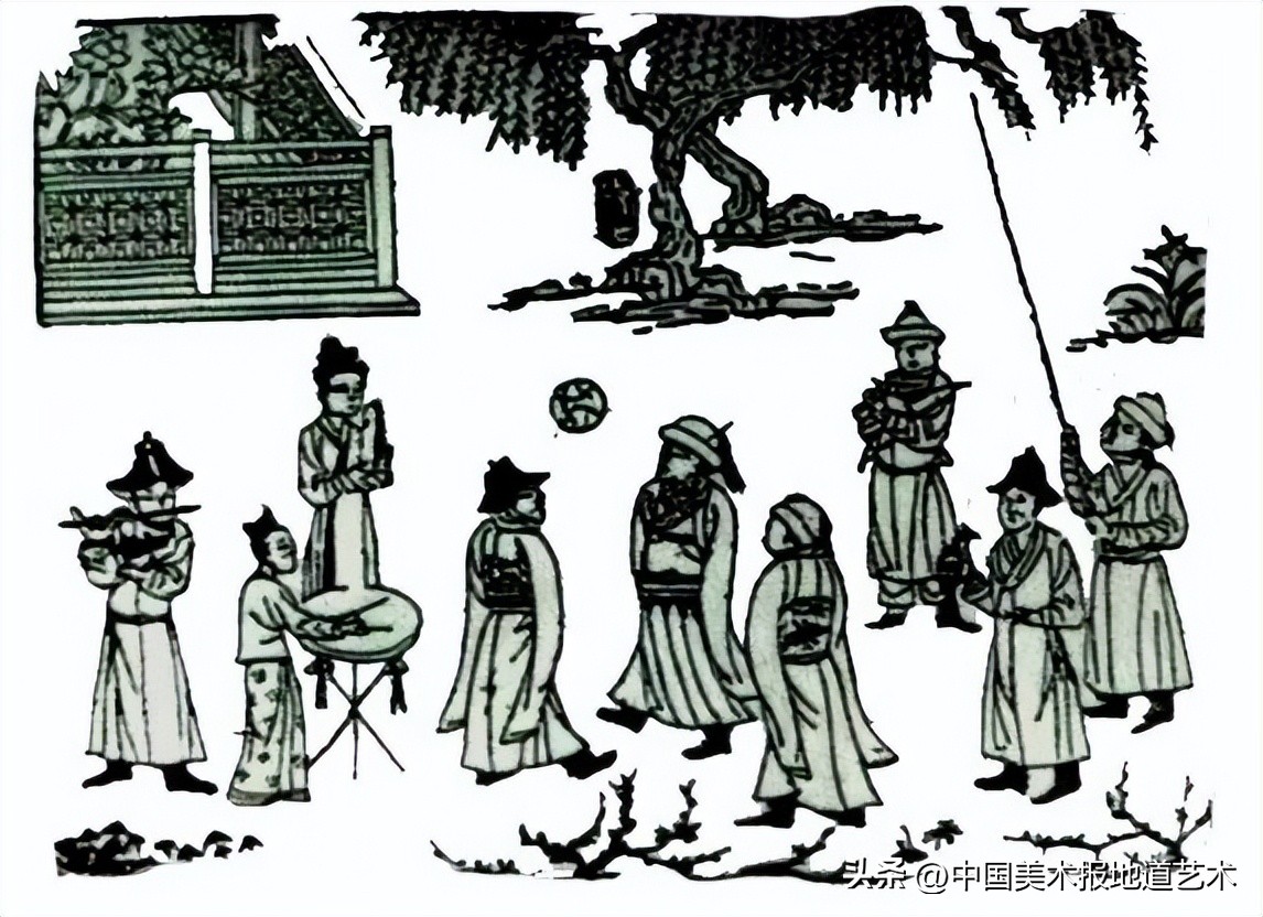 宋朝的足球图片,宋朝足球简介图