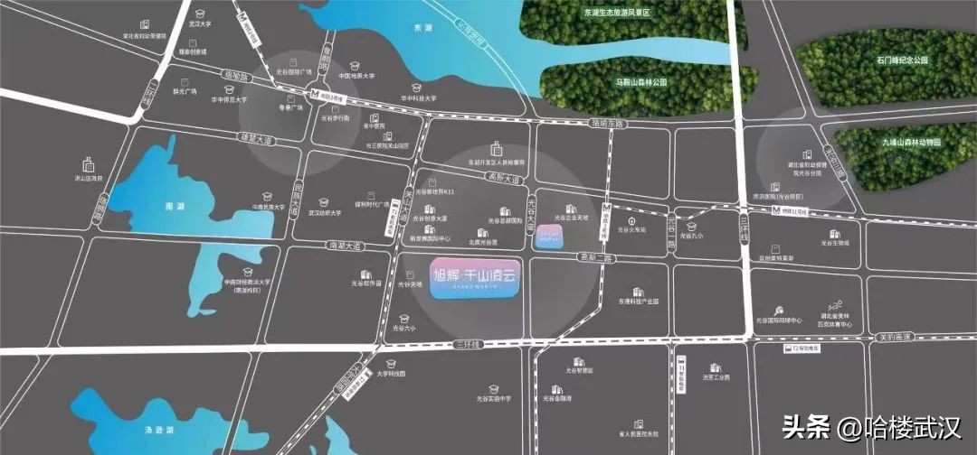 光谷标杆小区,期待武汉新城地标