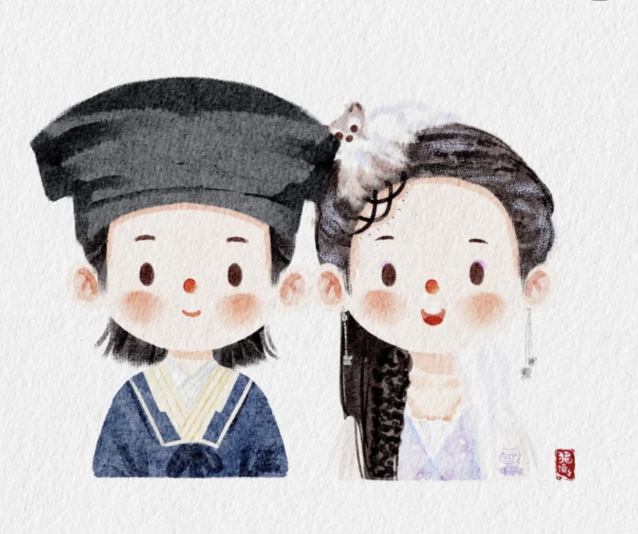 影视剧中的插画,影视剧里的人物插画