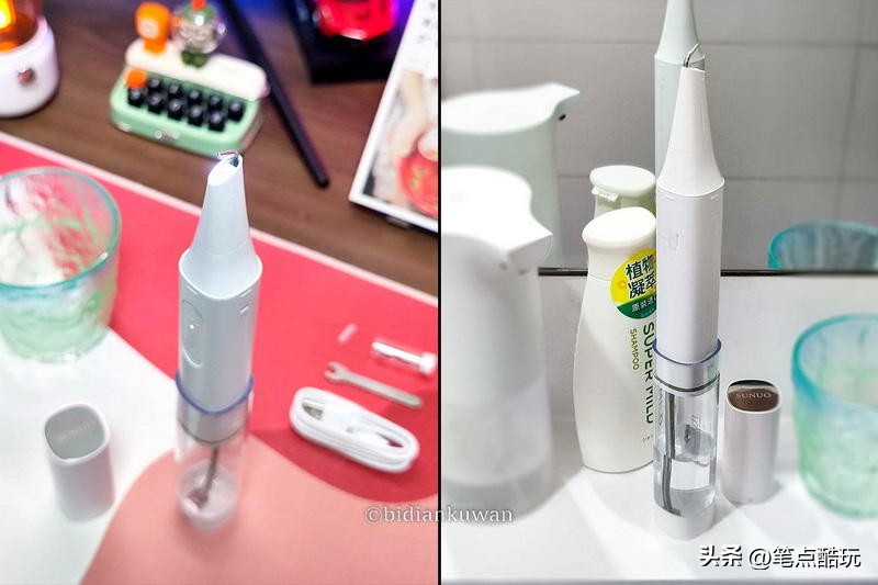 可视牙菌斑清洁仪,洁牙仪除牙垢视频