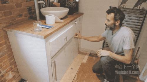 伸缩隐藏式马桶,可折叠的马桶设计