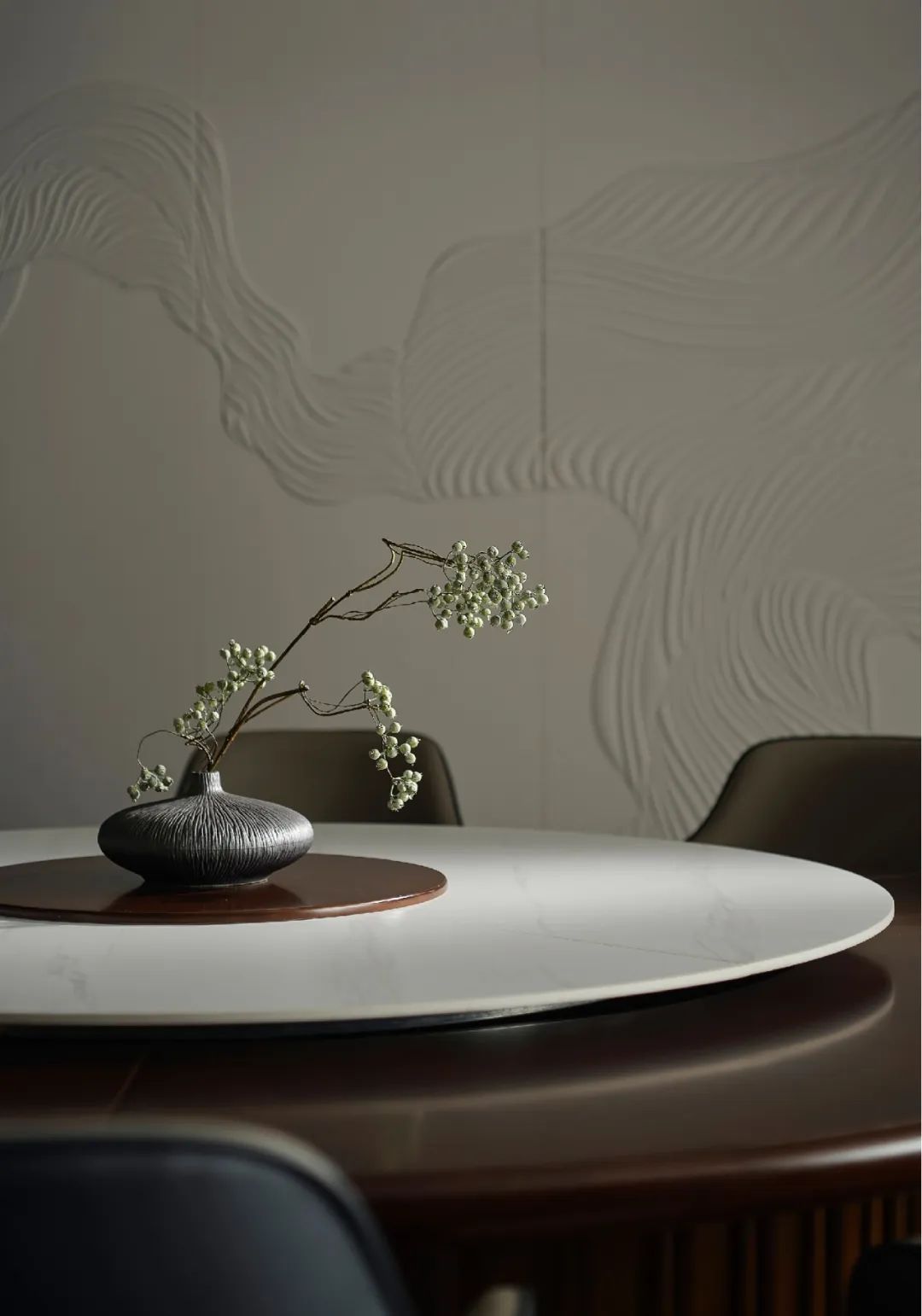 弧形极简高端办公室设计,时尚潮流办公室空间设计