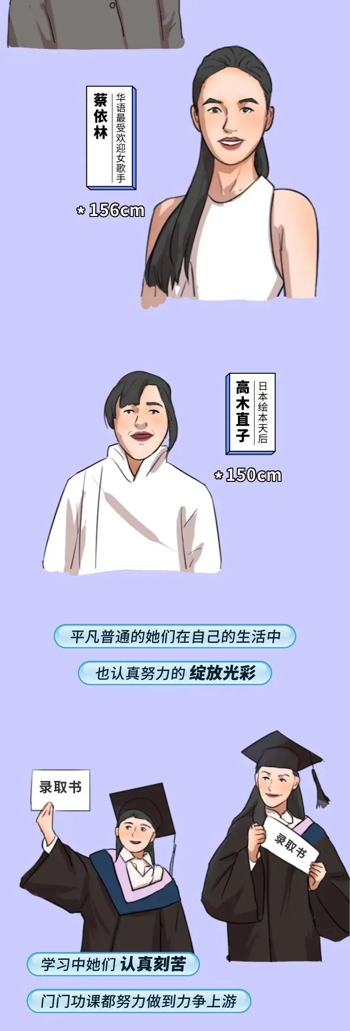 个子矮的女生漫画,适合女生的身高漫画