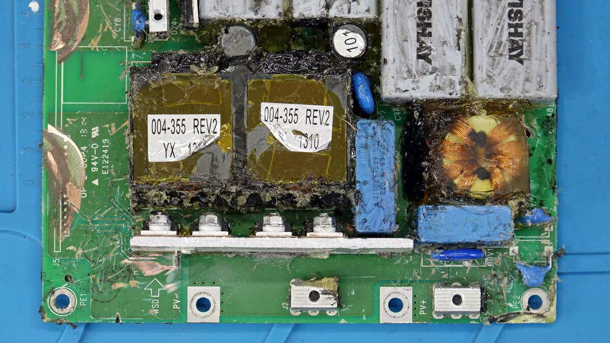 昱能光伏逆变器,昱能逆变器拆解