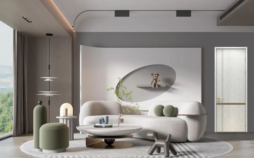 现代时尚生态木门风格,现代自然门