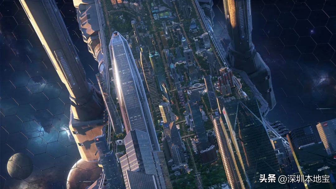 脑洞大开把深圳装进宇宙飞船,把城市移到太空