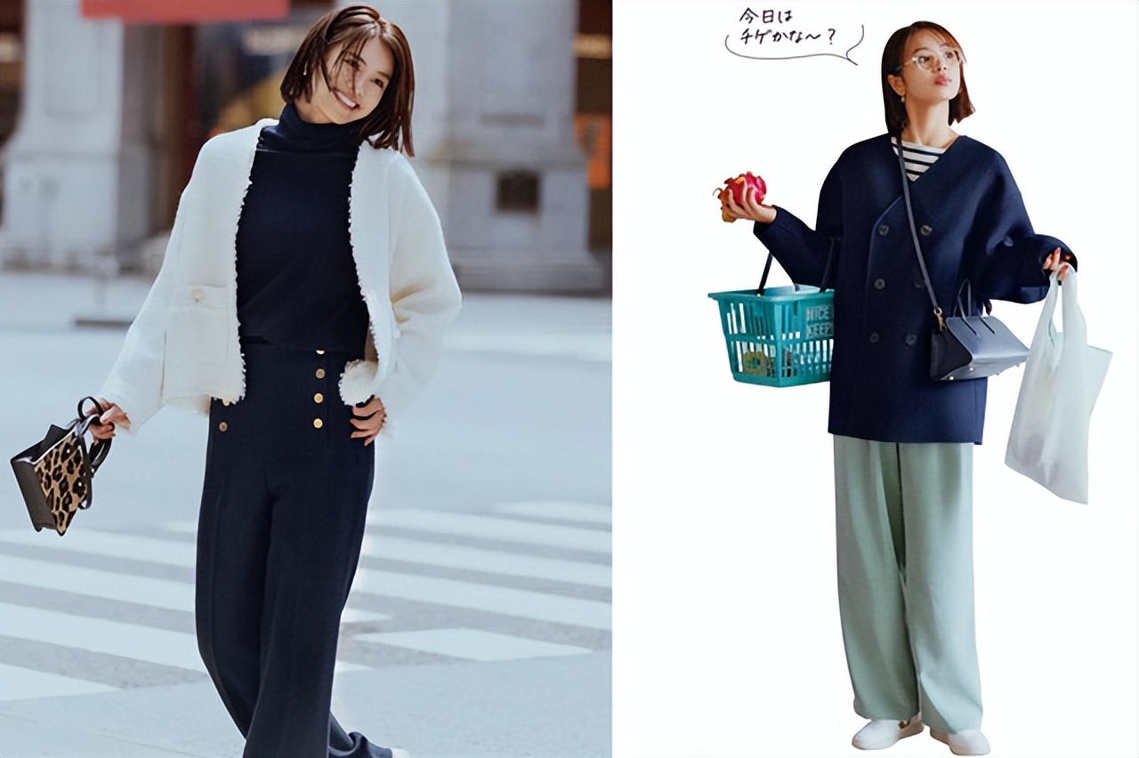 秋季藏青色上衣的最佳搭配色,藏青色短裙怎么搭好看秋天