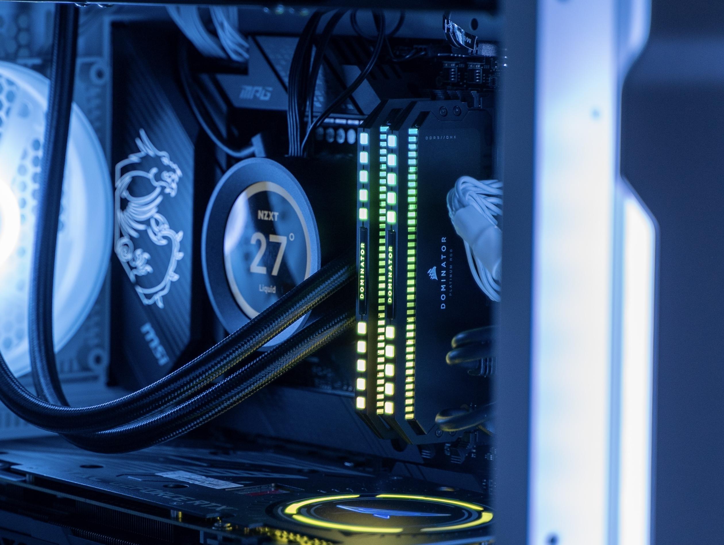 海盗船ddr54800降到多少合适,ddr5内存条海盗船铂金统治者